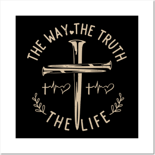 Heavenly Threads Christian Comfort The Way - The Truth - The Life Posters and Art